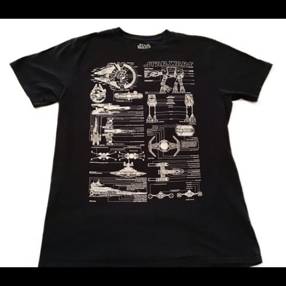 STAR WARS adult T-shirt size L Cotton - Picture 1 of 5